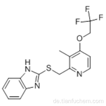 1H-Benzimidazol, 2 - [[3-Methyl-4- (2,2,2-trifluorethoxy) -2-pyridinyl] methyl] thio] - CAS 103577-40-8